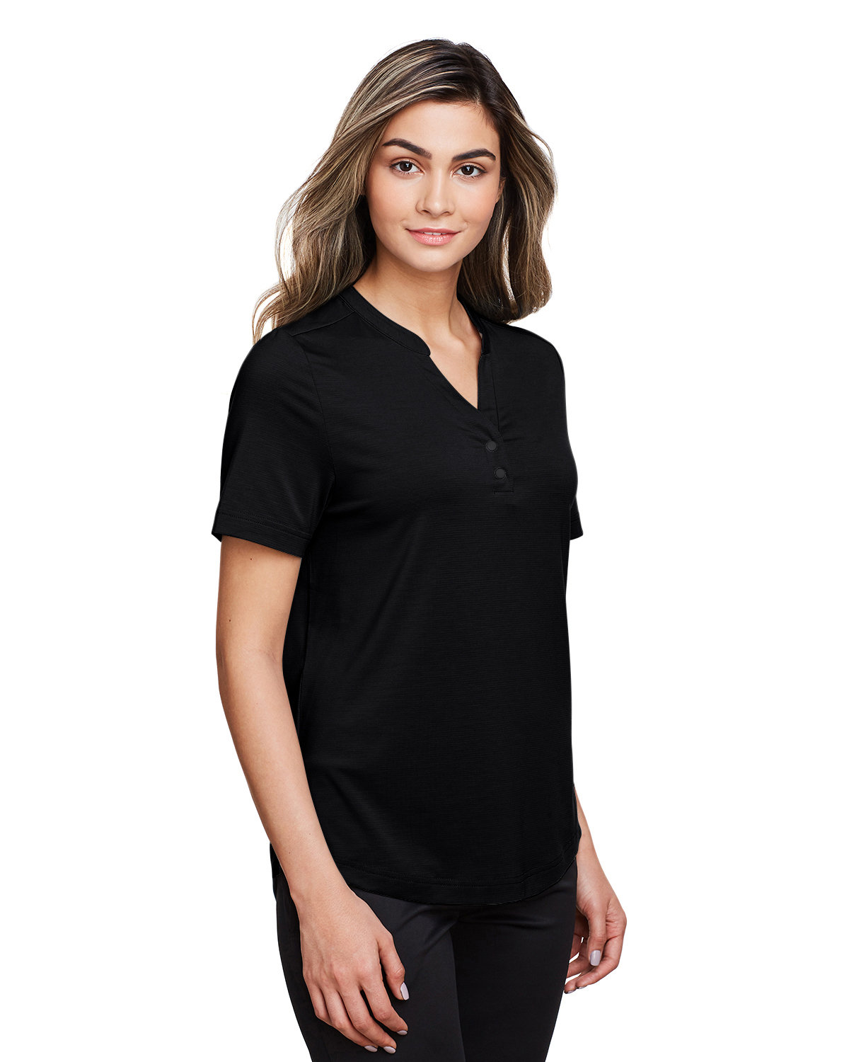 Nivo Sports Noa 3/4 Sleeve Pique Polo Shirt