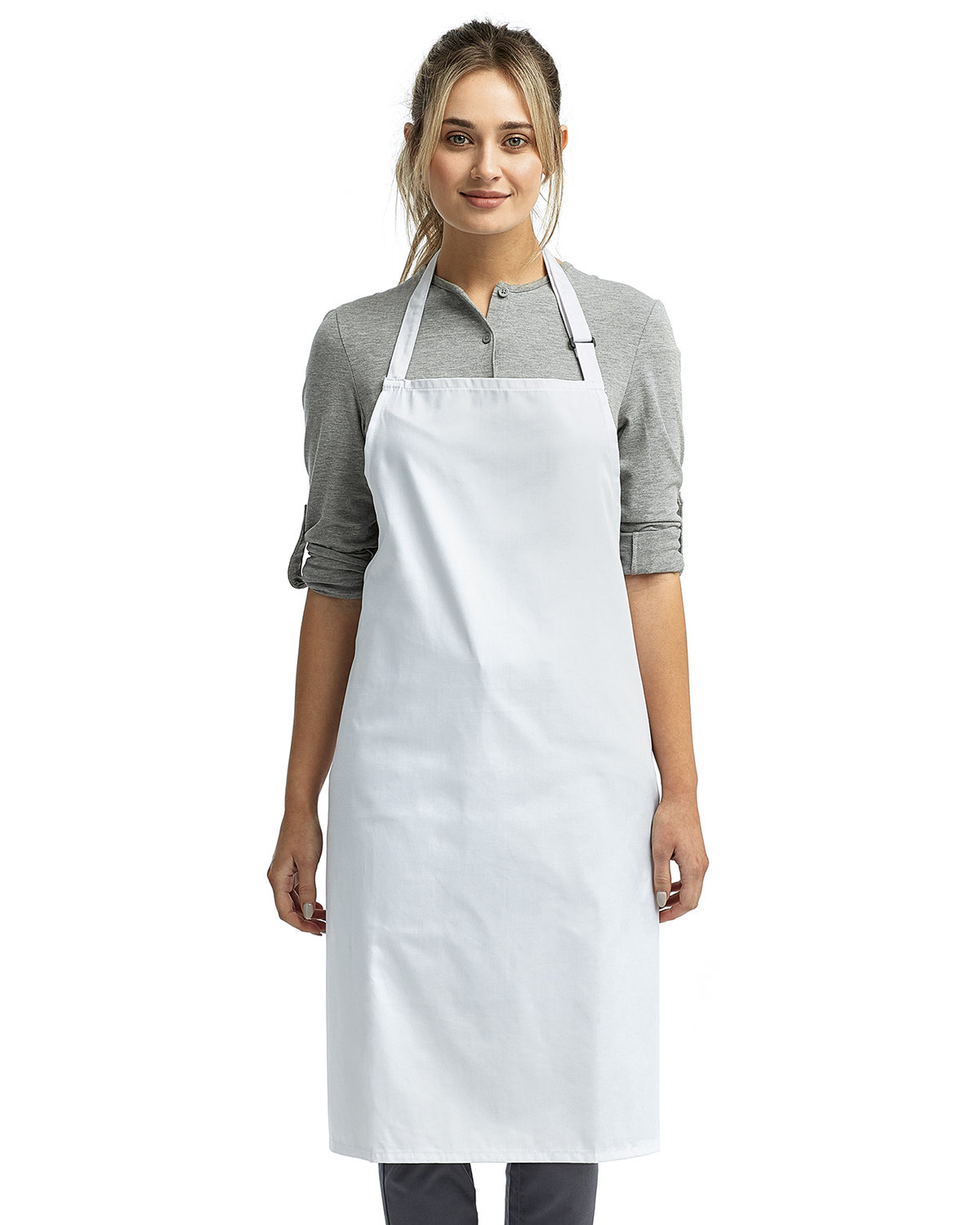 Artisan Collection by Reprime "Colours" Sustainable Bib Apron WHITE 