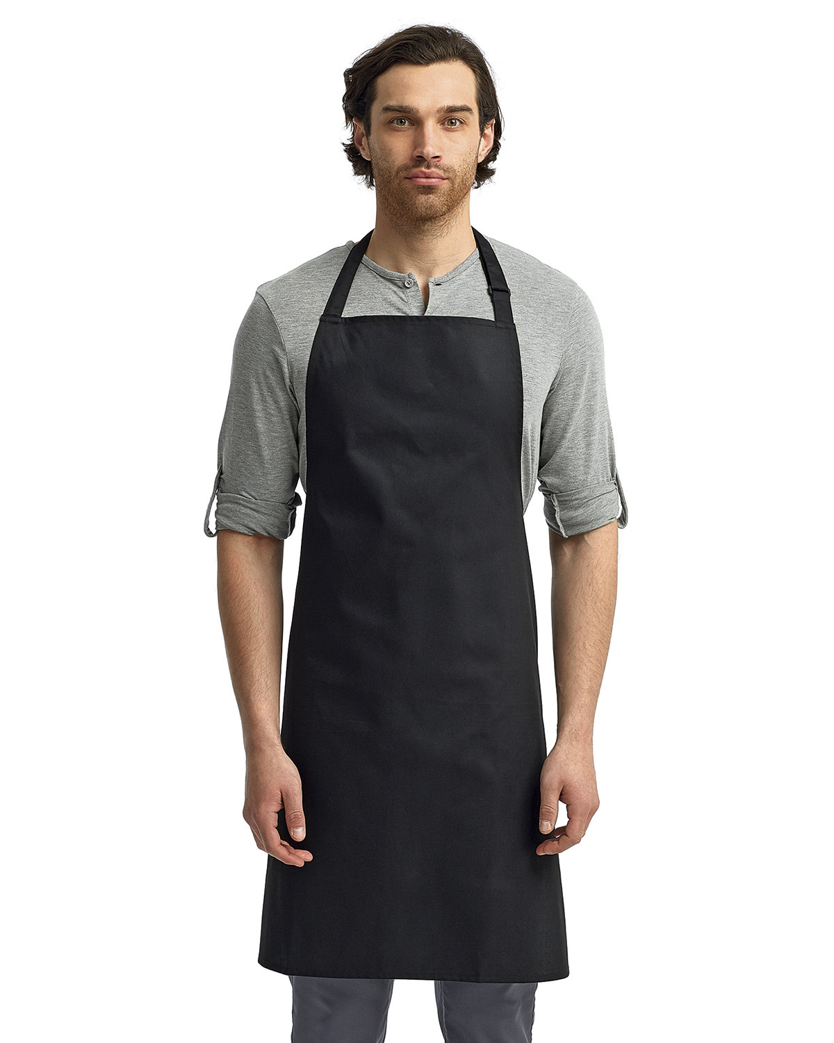 Artisan Collection by Reprime "Colours" Sustainable Bib Apron BLACK 