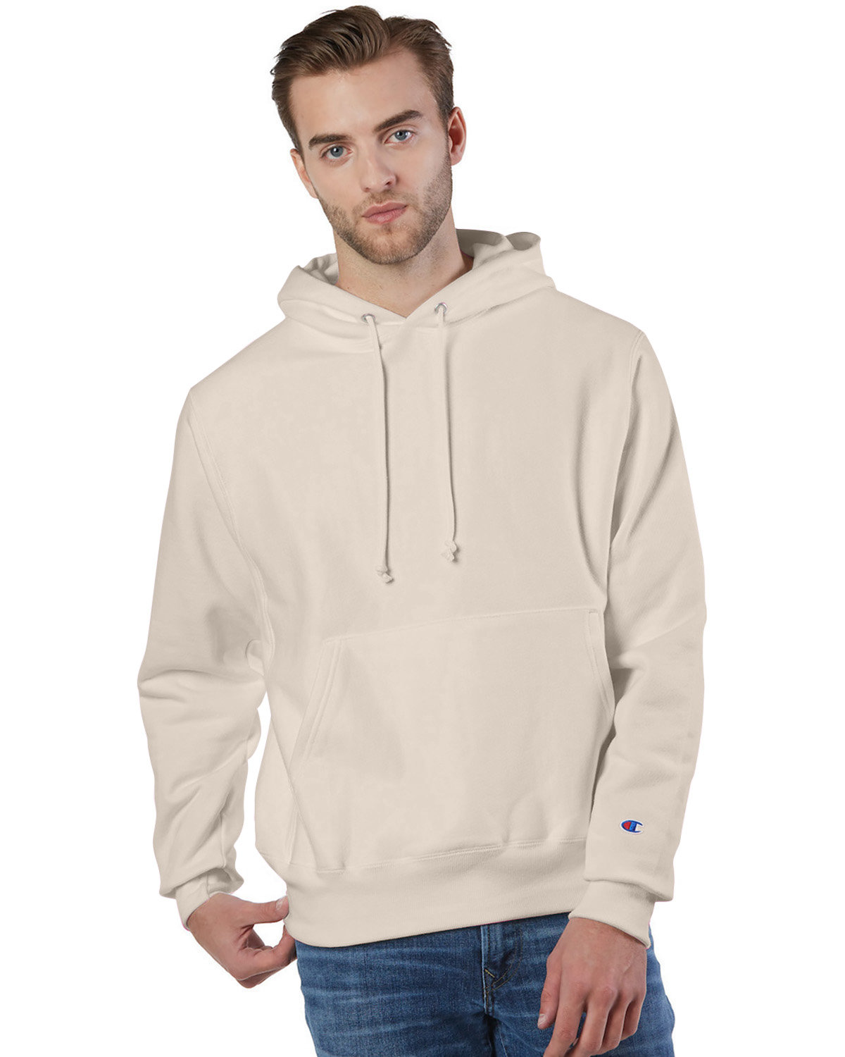 Champion Reverse Weave® Pullover Hooded Sweatshirt SAND 