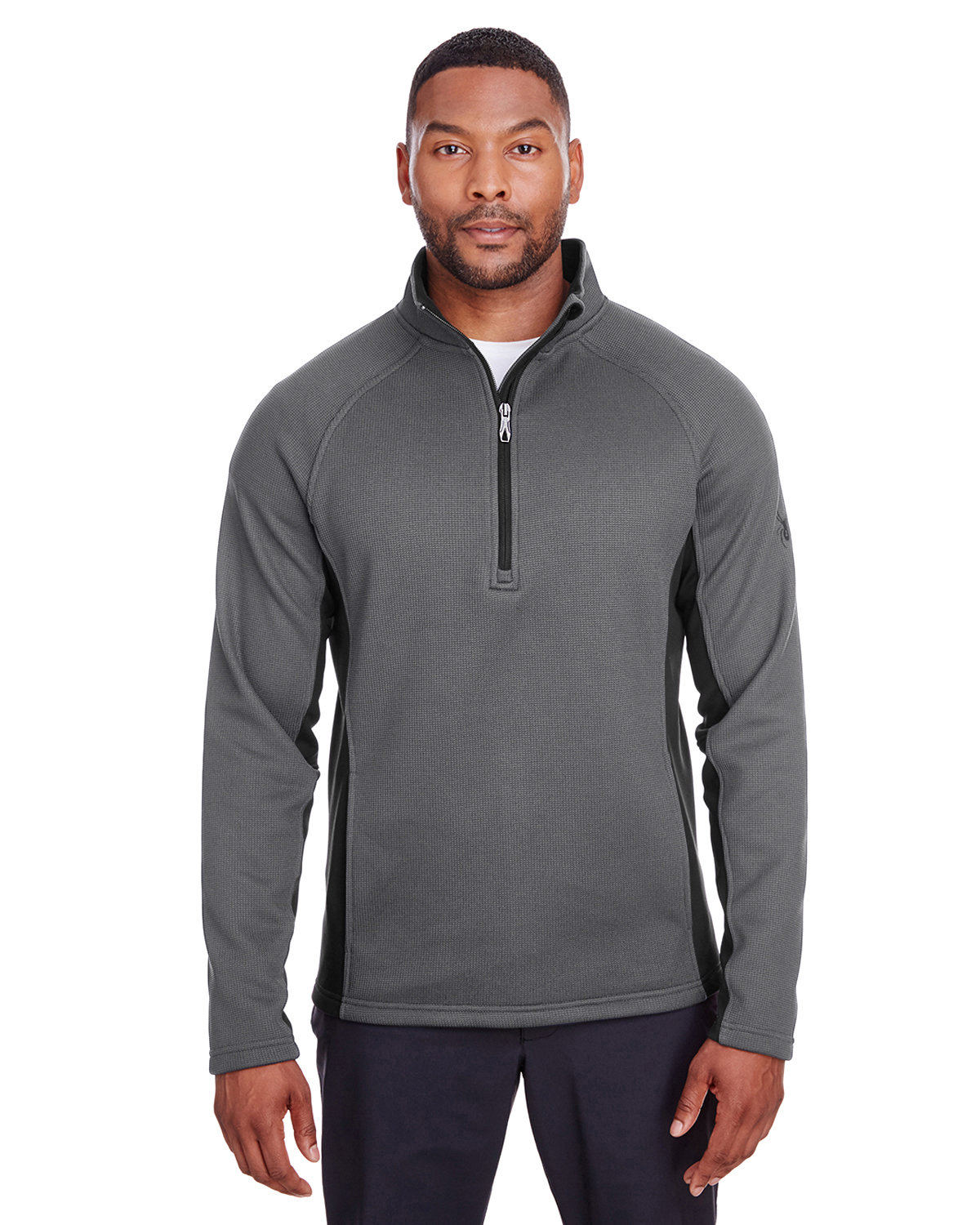 Spyder Men's Constant Half-Zip Sweater POLAR/ BLACK 