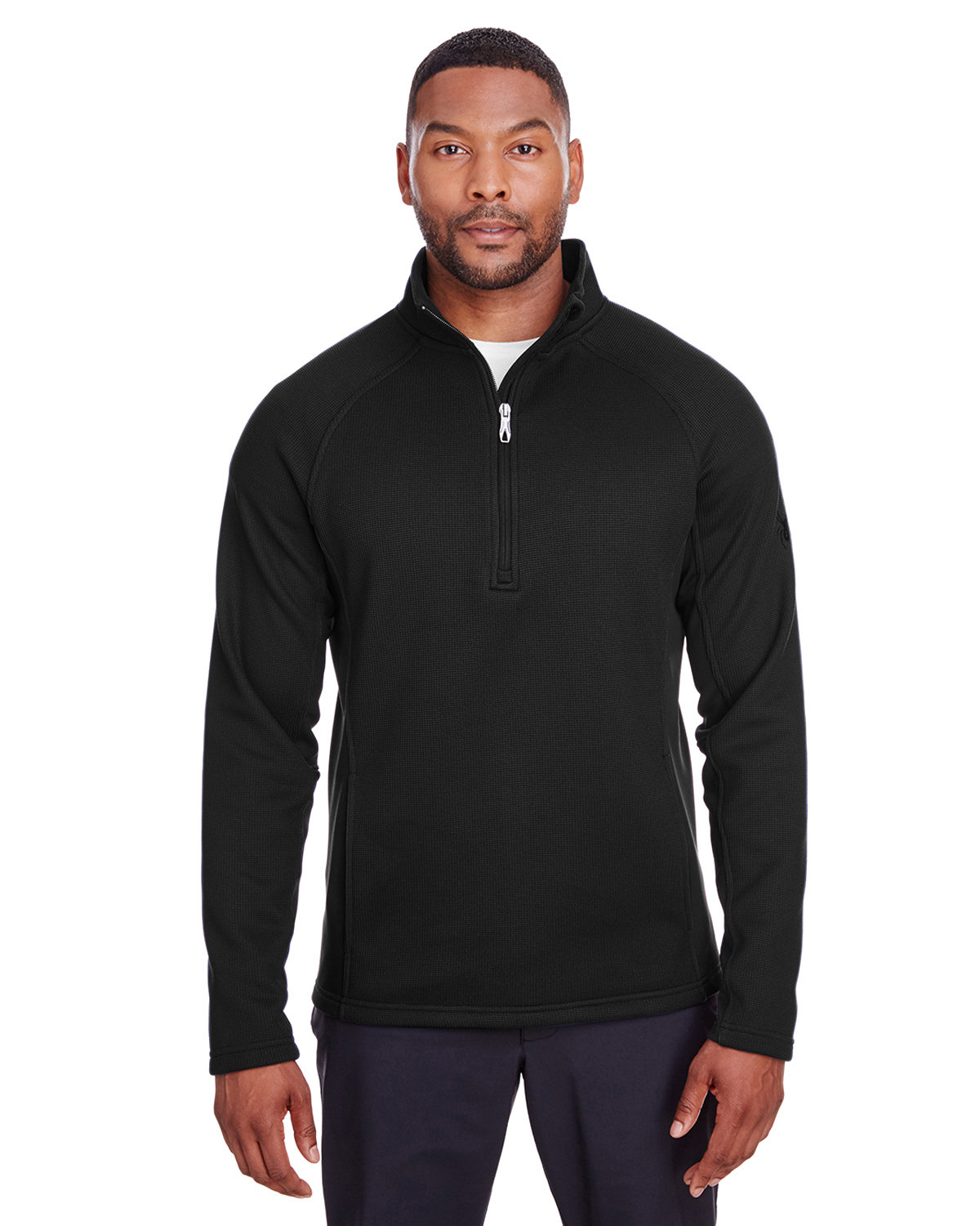 Spyder Men's Constant Half-Zip Sweater BLACK/ BLACK 