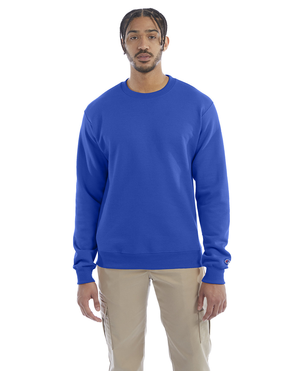 Champion Adult Powerblend® Crewneck Sweatshirt ROYAL BLUE 