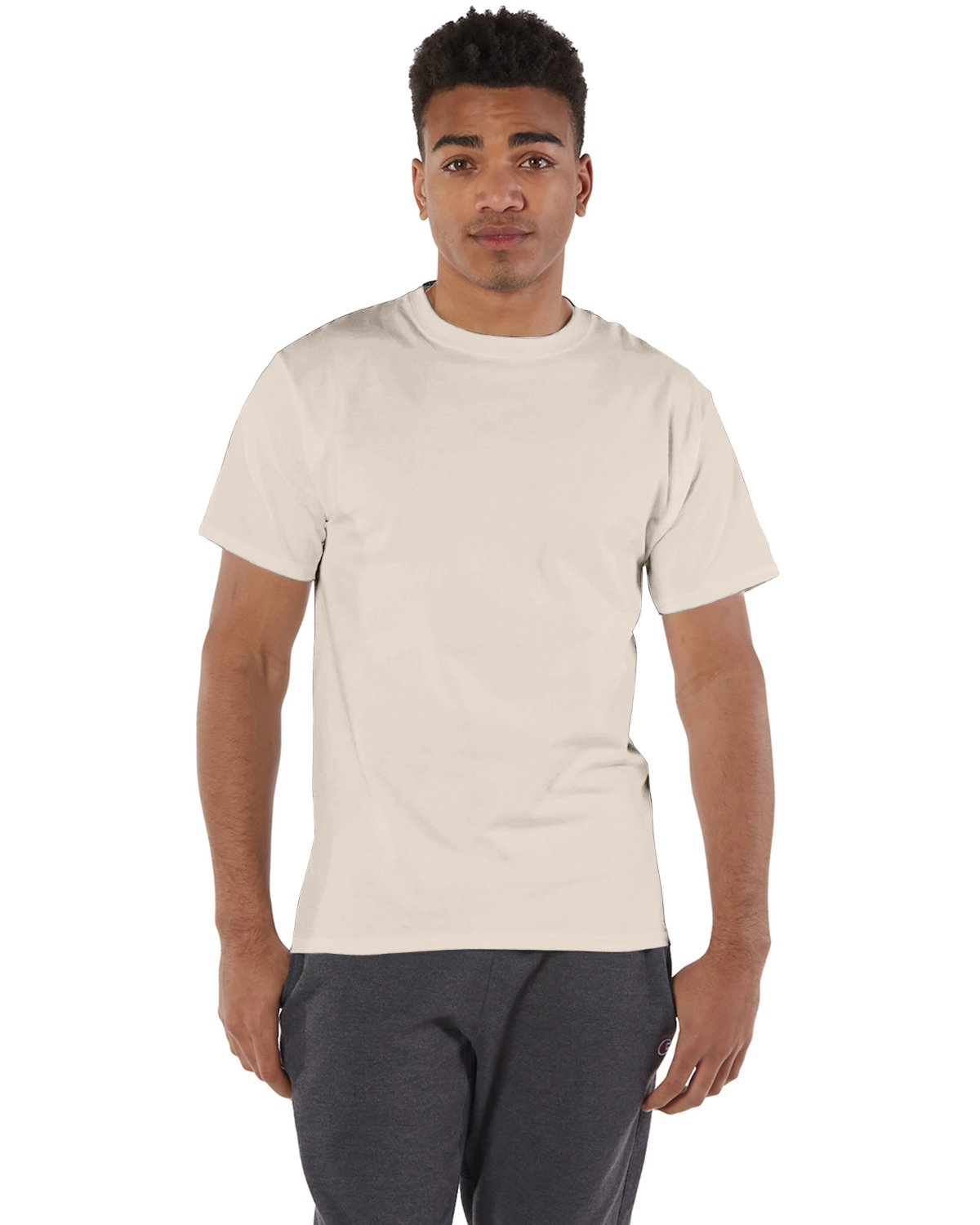 Champion Adult 6 oz. Short-Sleeve T-Shirt SAND 