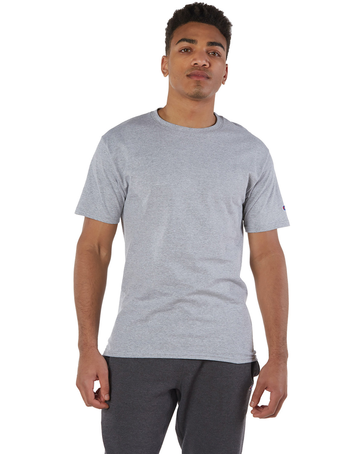 Champion Adult 6 oz. Short-Sleeve T-Shirt LIGHT STEEL 