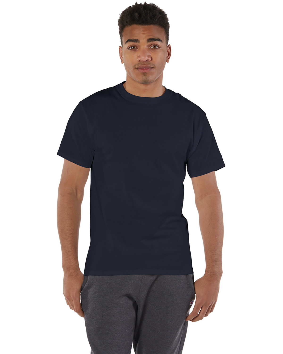 Champion Adult 6 oz. Short-Sleeve T-Shirt NAVY 