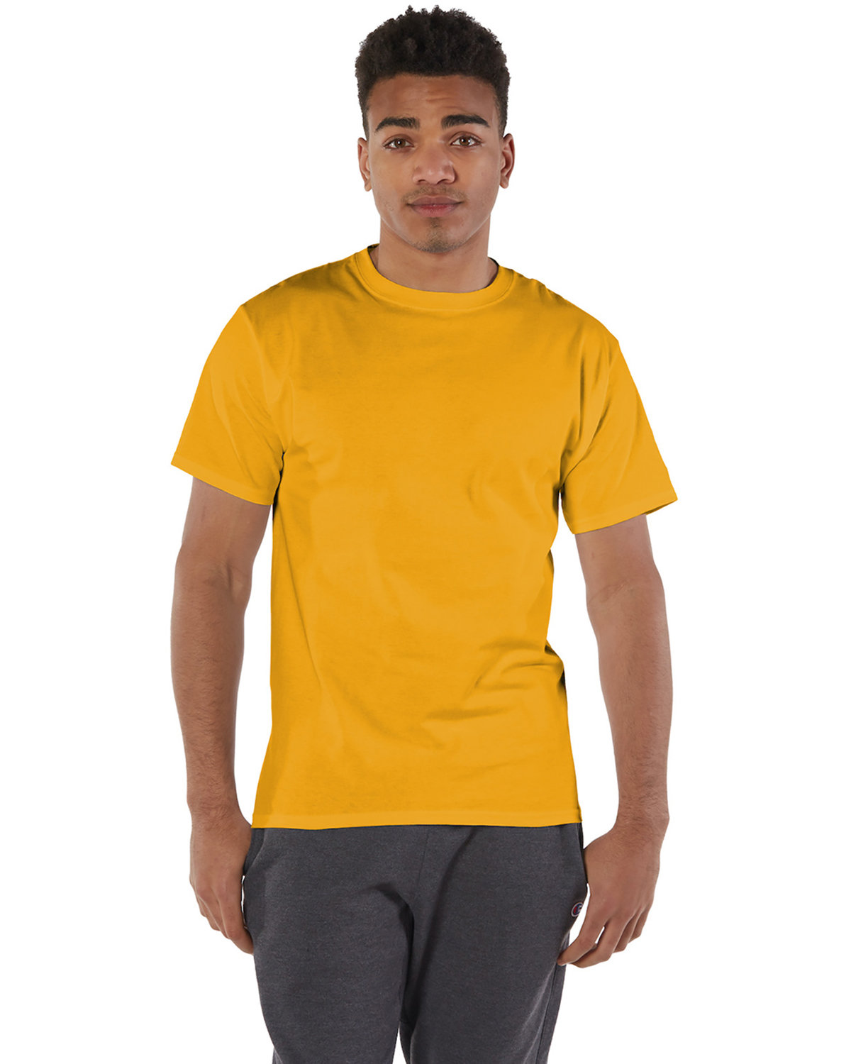 Champion Adult 6 oz. Short-Sleeve T-Shirt GOLD 