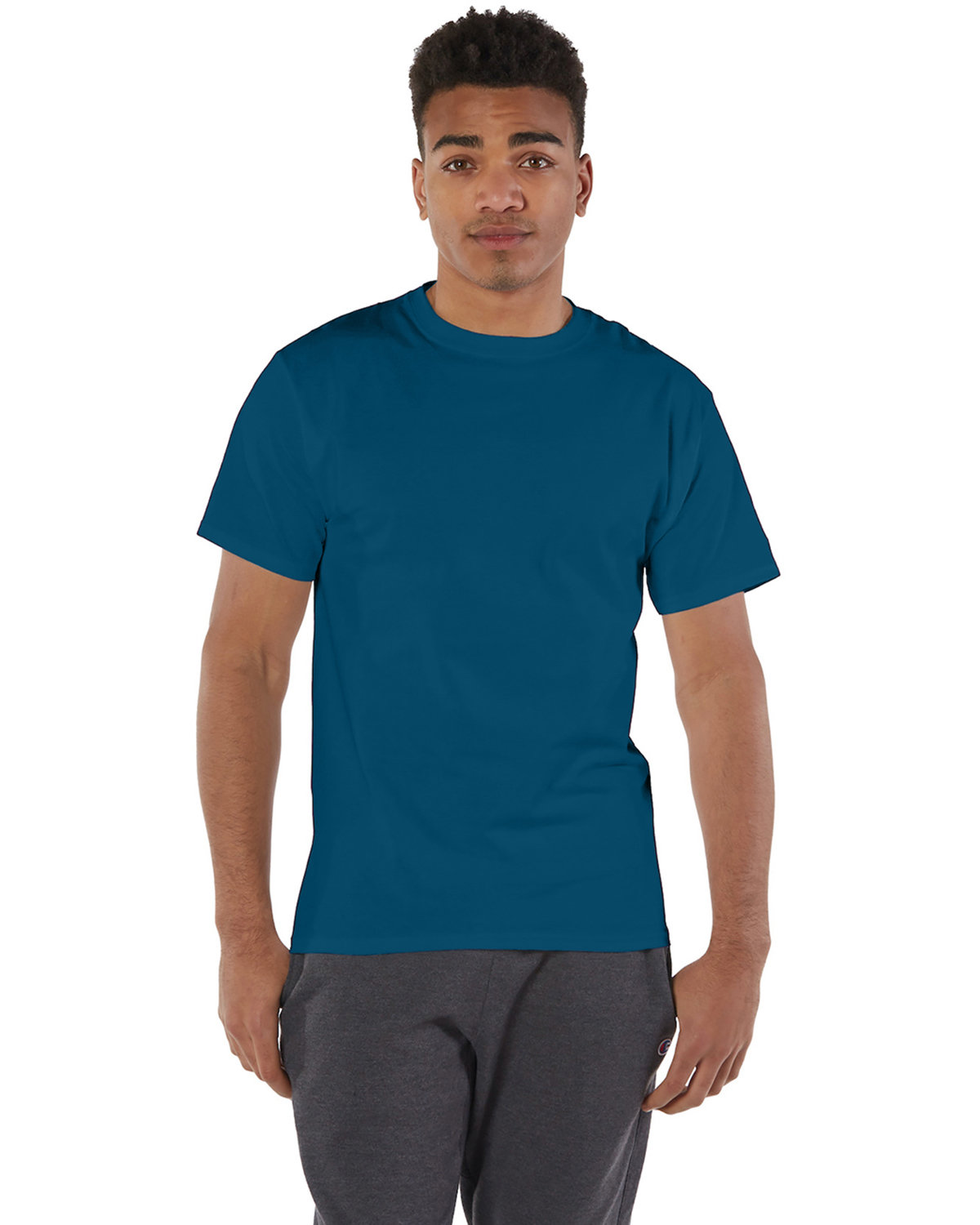 Champion Adult 6 oz. Short-Sleeve T-Shirt LATE NIGHT BLUE 