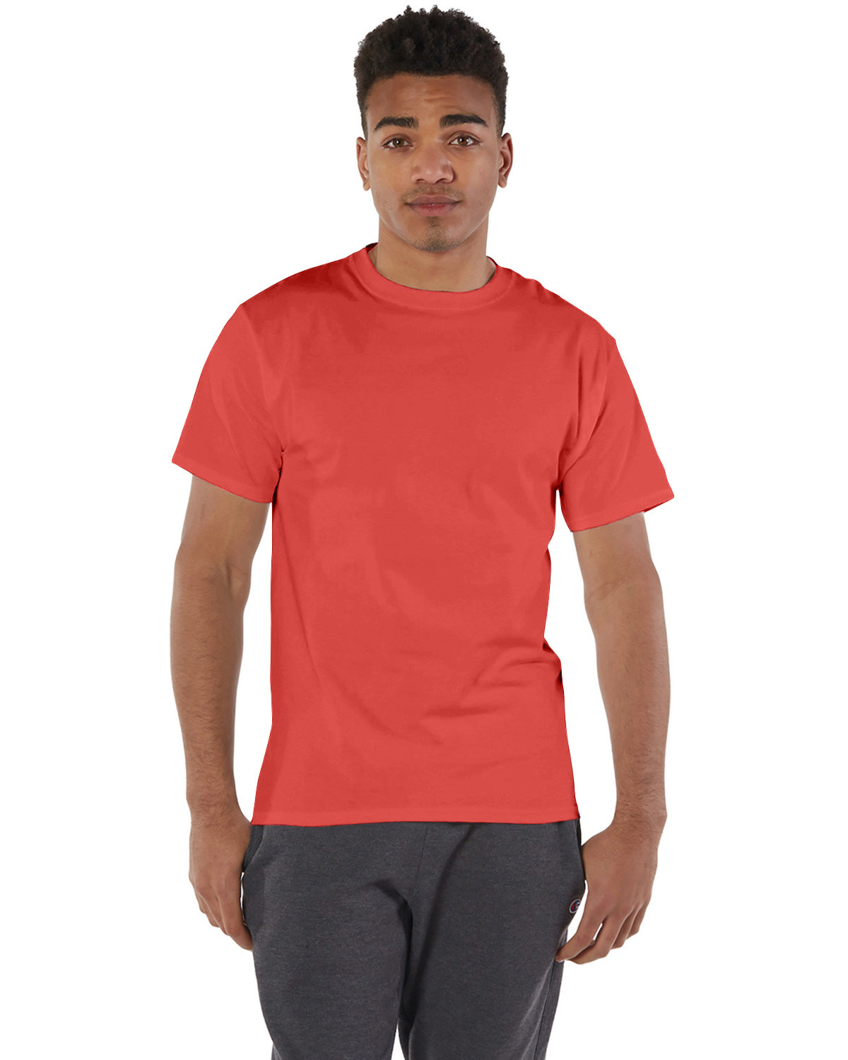 Champion Adult 6 oz. Short-Sleeve T-Shirt RED RIVER CLAY 