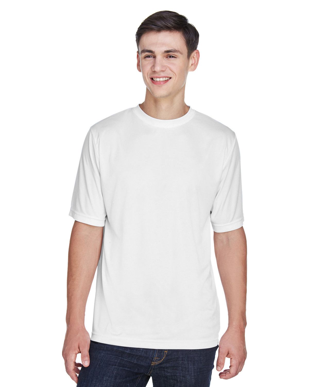 Team 365 Men's Zone Performance T-Shirt WHITE 