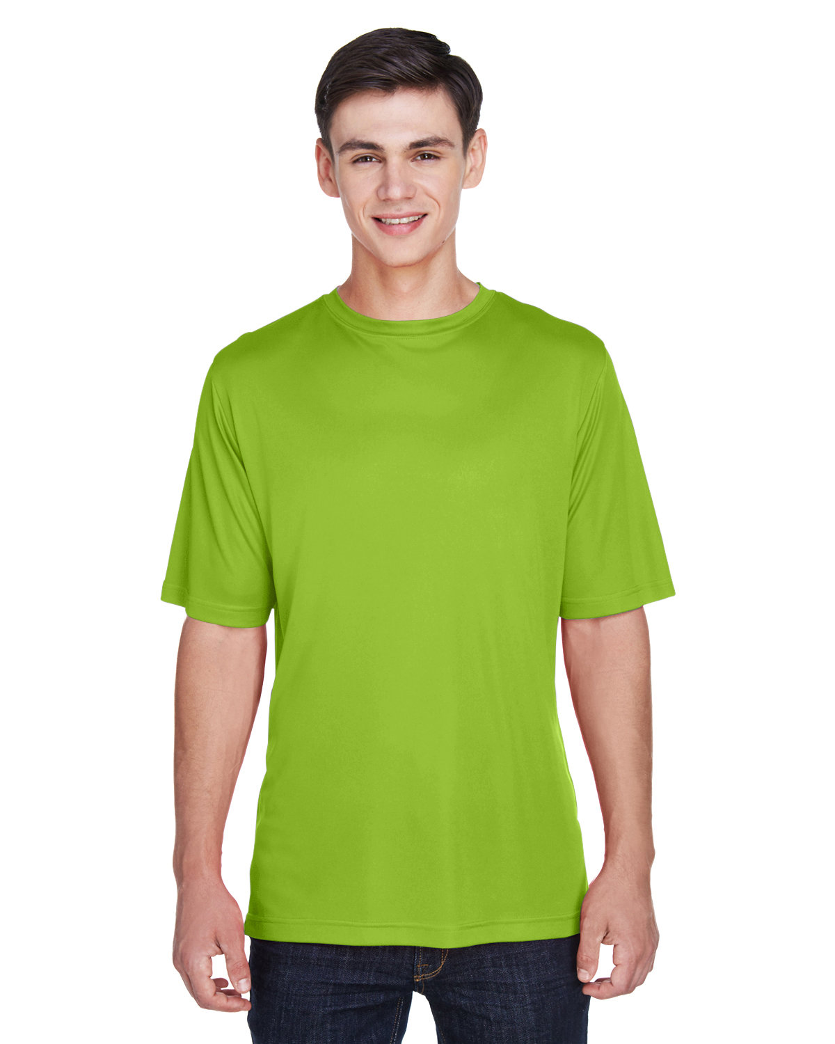 Team 365 Men's Zone Performance T-Shirt ACID GREEN 