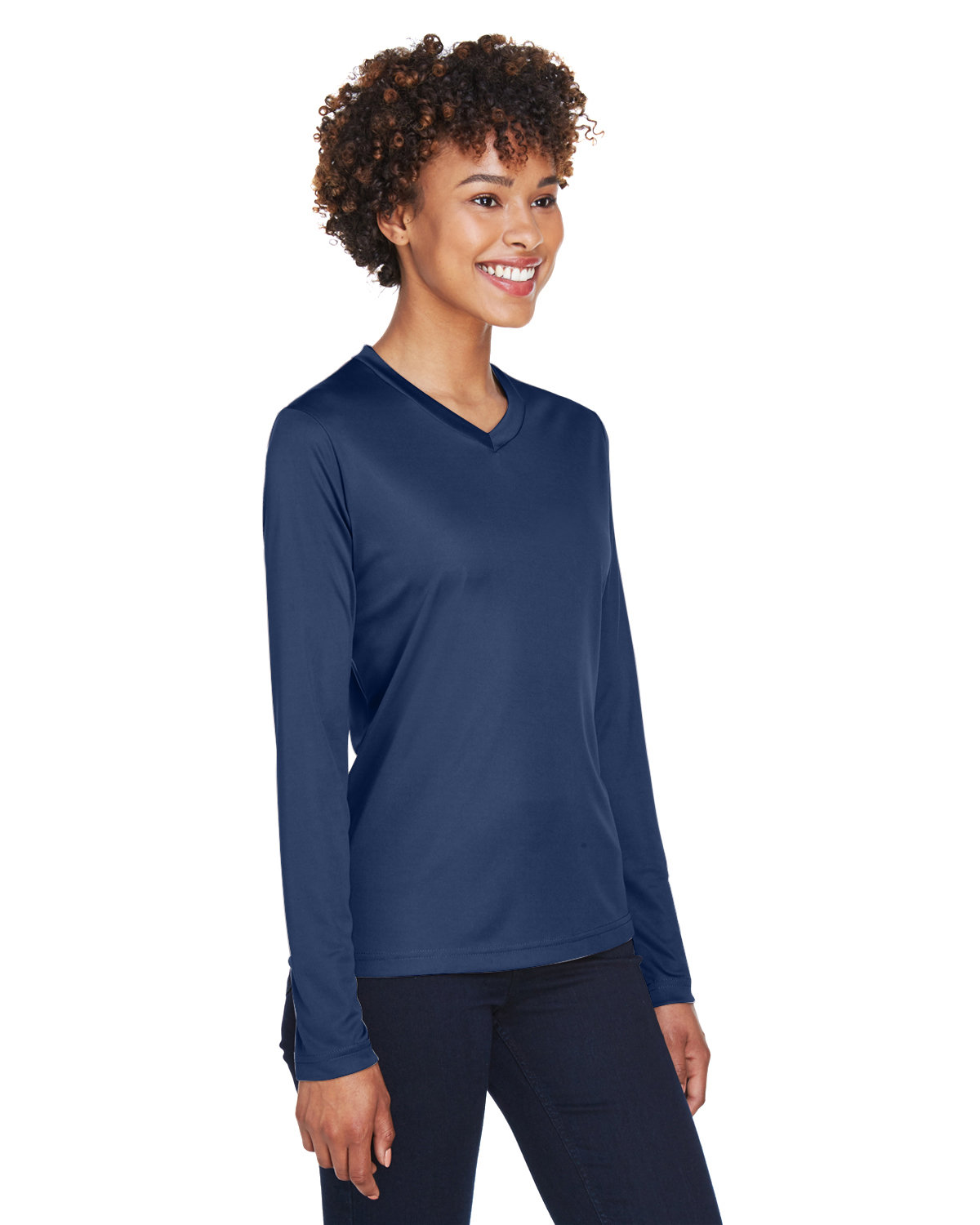 Team 365 Ladies' Zone Performance Long-Sleeve T-Shirt | alphabroder Canada