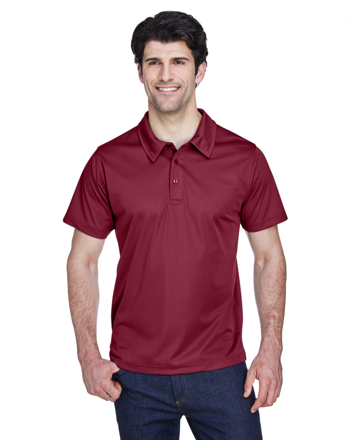 Team 365 Men's Command Snag Protection Polo SPORT MAROON 