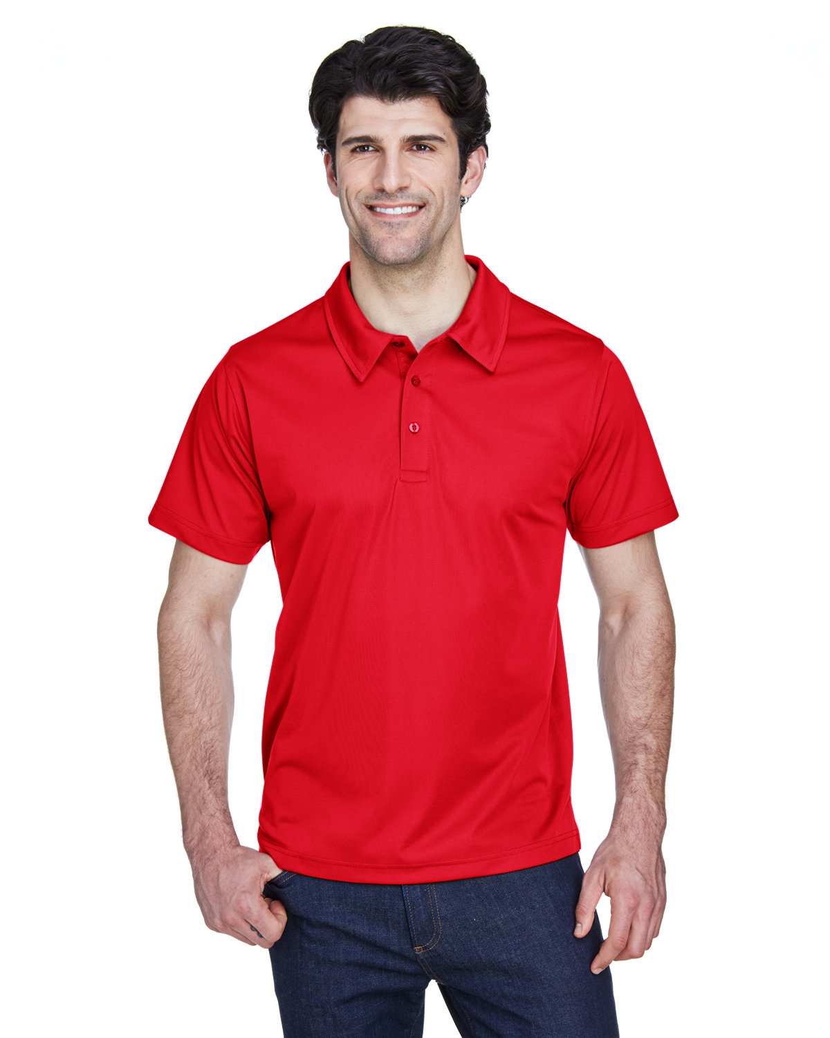 Team 365 Men's Command Snag Protection Polo SPORT RED 