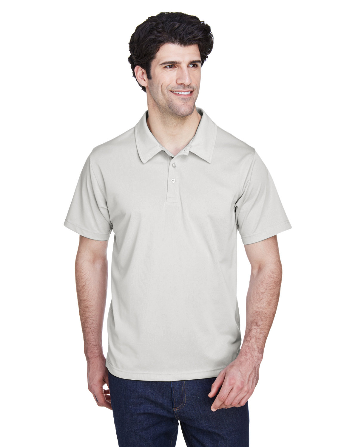 Team 365 Men's Command Snag Protection Polo SPORT SILVER 