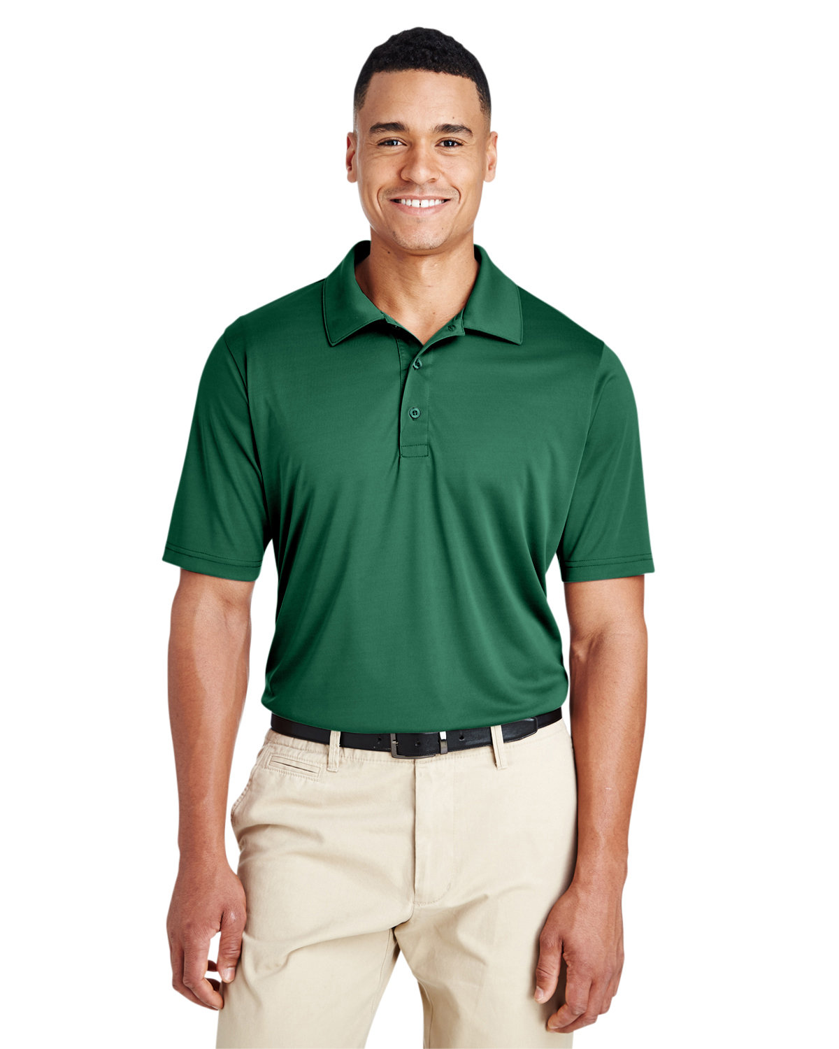 Team 365 Men's Zone Performance Polo SPORT FOREST 