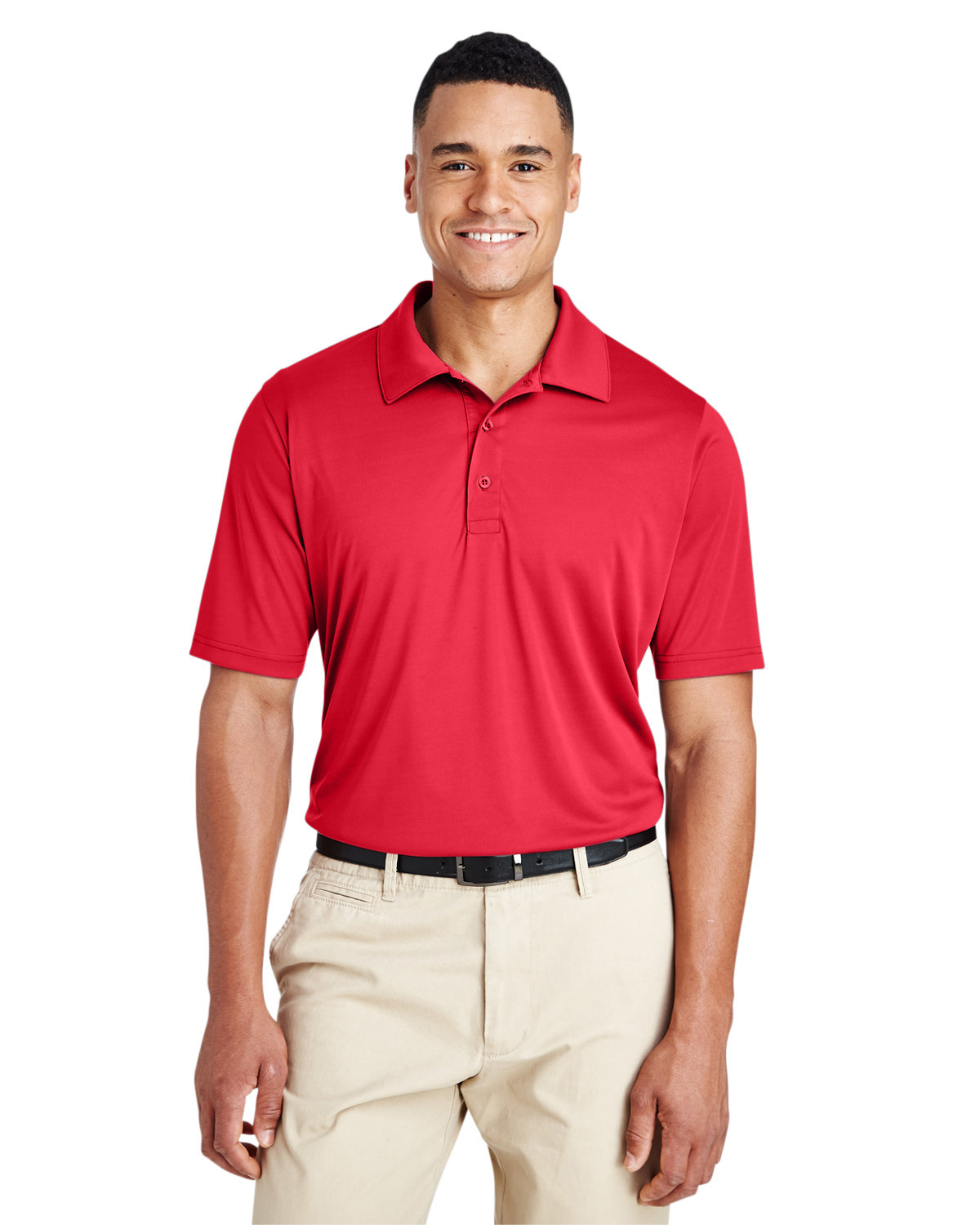 Team 365 Men's Zone Performance Polo SPORT RED 