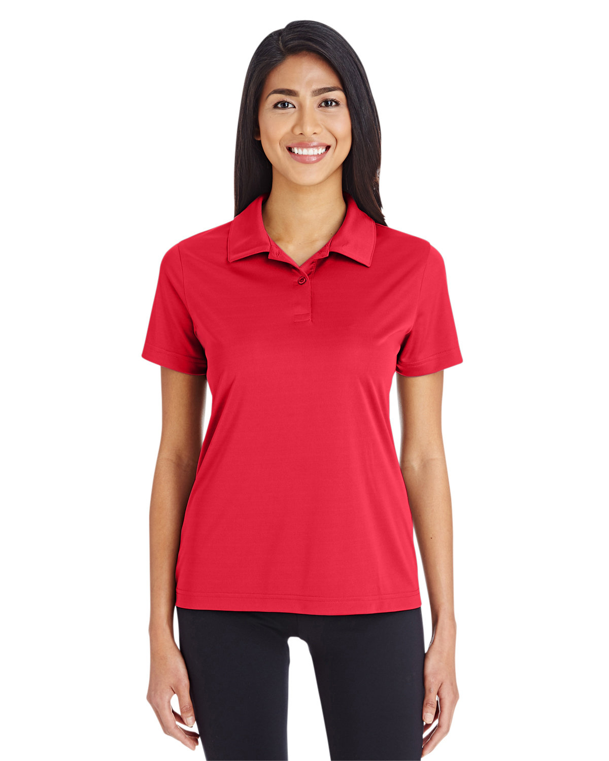 Team 365 Ladies' Zone Performance Polo SPORT RED 