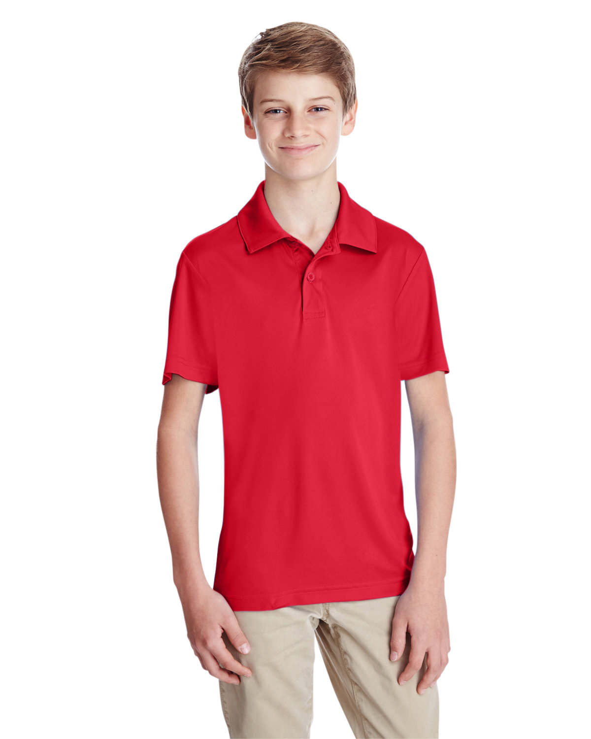 Team 365 Youth Zone Performance Polo SPORT RED 