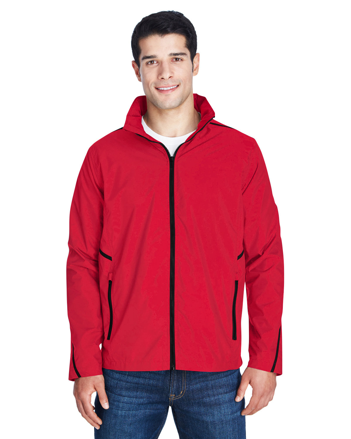 Team 365 Adult Conquest Jacket with Mesh Lining SPORT RED 