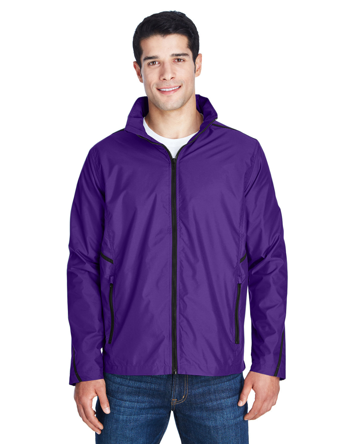 Team 365 Adult Conquest Jacket with Mesh Lining SPORT PURPLE 