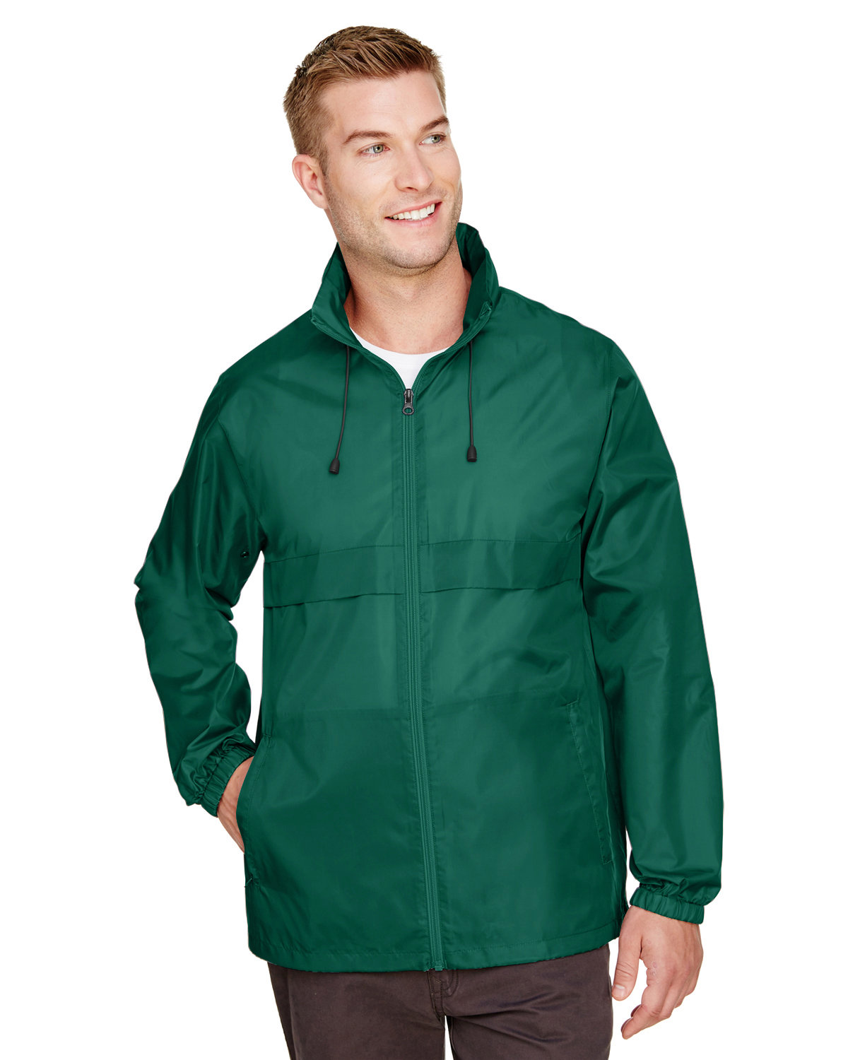 Team 365 Adult Zone Protect Lightweight Jacket SPORT FOREST 