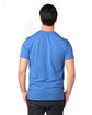Threadfast Unisex Ultimate CVC T-Shirt ROYAL HEATHER ModelBack