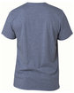Threadfast Unisex Ultimate CVC T-Shirt NAVY HEATHER OFBack