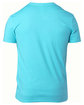 Threadfast Unisex Ultimate CVC T-Shirt PACIFIC BLUE OFBack