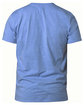 Threadfast Unisex Ultimate CVC T-Shirt ROYAL HEATHER OFBack