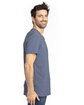 Threadfast Unisex Ultimate CVC T-Shirt NAVY HEATHER ModelSide