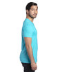 Threadfast Unisex Ultimate CVC T-Shirt PACIFIC BLUE ModelSide