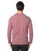 Threadfast Unisex Ultimate Long-Sleeve T-Shirt MAROON HEATHER ModelBack