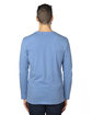 Threadfast Unisex Ultimate Long-Sleeve T-Shirt ROYAL HEATHER ModelBack