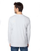 Threadfast Unisex Ultimate Long-Sleeve T-Shirt SILVER ModelBack