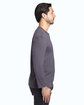 Threadfast Unisex Ultimate Long-Sleeve T-Shirt GRAPHITE ModelSide
