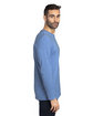 Threadfast Unisex Ultimate Long-Sleeve T-Shirt ROYAL HEATHER ModelSide