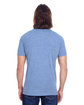 Threadfast Unisex Triblend Short-Sleeve T-Shirt NAVY TRIBLEND ModelBack