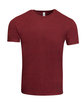 Threadfast Unisex Triblend Short-Sleeve T-Shirt CARD BLCK TRBLND OFFront