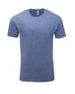 Threadfast Unisex Triblend Short-Sleeve T-Shirt NAVY TRIBLEND OFFront