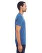 Threadfast Unisex Triblend Short-Sleeve T-Shirt ROYAL BLK TRBLND ModelSide
