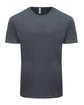 Threadfast Men's Triblend Fleck Short-Sleeve T-Shirt CHARCOAL FLECK OFFront
