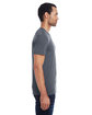 Threadfast Men's Triblend Fleck Short-Sleeve T-Shirt CHARCOAL FLECK ModelSide