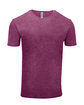 Threadfast Unisex Vintage Dye Short-Sleeve T-Shirt VINTAGE WINE OFFront