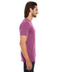 Threadfast Unisex Vintage Dye Short-Sleeve T-Shirt VINTAGE WINE ModelSide