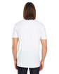Threadfast Unisex Pigment-Dye Short-Sleeve T-Shirt WHITE ModelBack