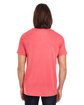 Threadfast Unisex Pigment-Dye Short-Sleeve T-Shirt RED ModelBack