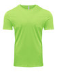 Threadfast Unisex Pigment-Dye Short-Sleeve T-Shirt LIME OFFront