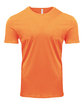 Threadfast Unisex Pigment-Dye Short-Sleeve T-Shirt TANGERINE OFFront