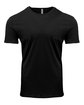 Threadfast Unisex Pigment-Dye Short-Sleeve T-Shirt BLACK OFFront